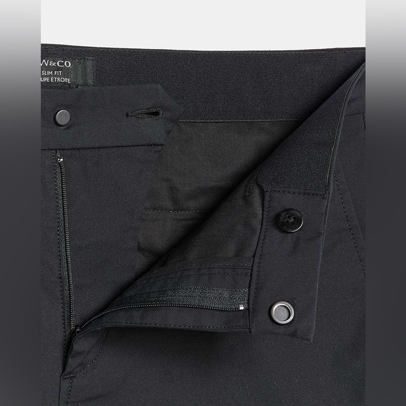 RW&CO Men’s Black Commuter Joggers Slim Fit Size 29x30 - Picture 6 of 8